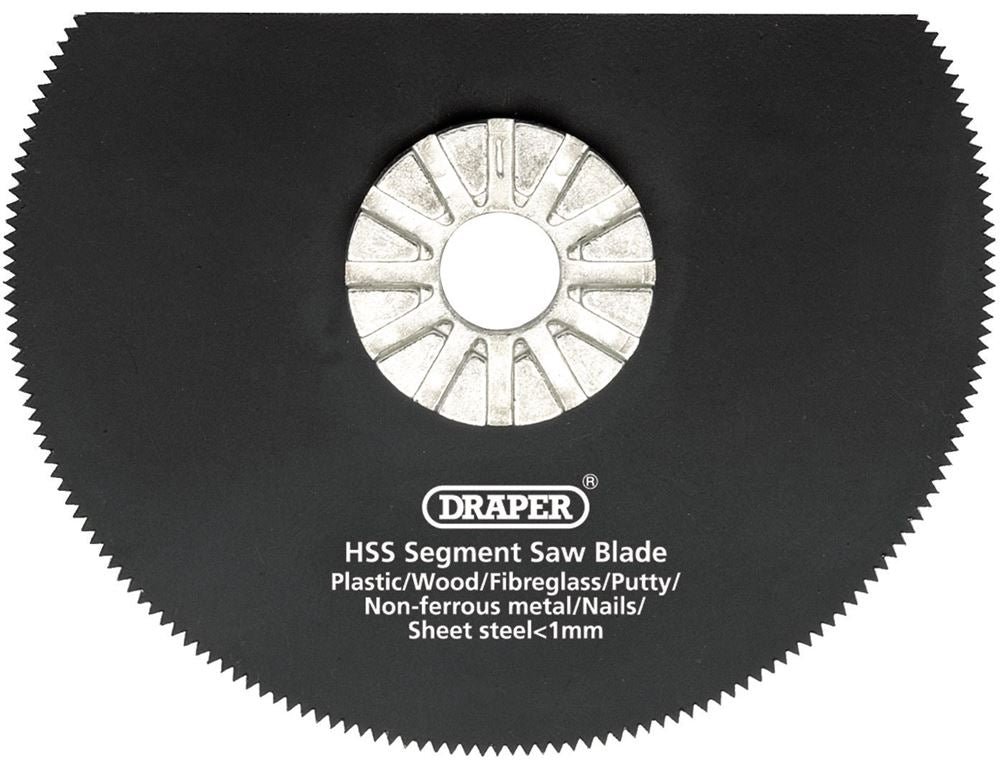 DRAPER 26072 - HSS Segment Saw Blade 88mm Dia. x 18tpi