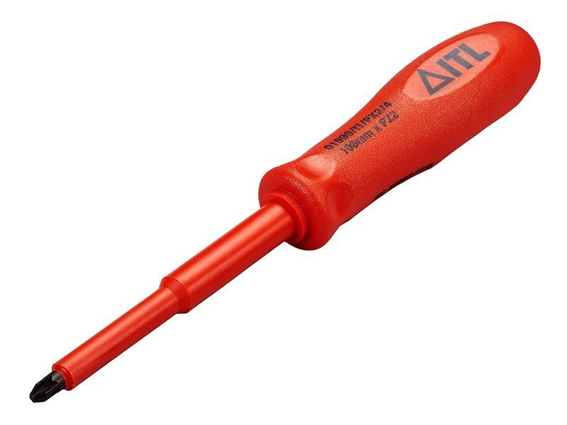 ITL Insulated Slotted/Pozidriv Screwdriver 75 x 5mm x PZ1