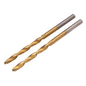 Draper TITANIUM DRILL BIT 3.2MM X2 08863 HSS Titanium Nitride Coated Drill Bits