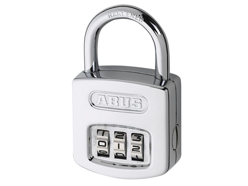 ABUS 32076 160/50 50mm Steel Case Die-Cast Body Combination Padlock (4-Digit) Carded