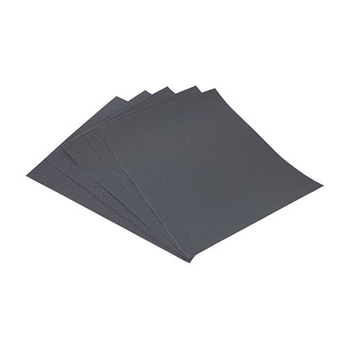 TIMCO Wet & Dry Sanding Sheets P600 230 x 280mm Black Pack 5
