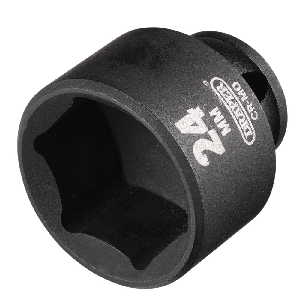 Draper 24MM IMPACT SOCKET 3/8DR Metric Impact Sockets