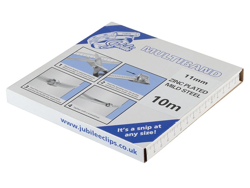 Jubilee� MB1701 Multiband Mild Steel 11mm 10m Pack