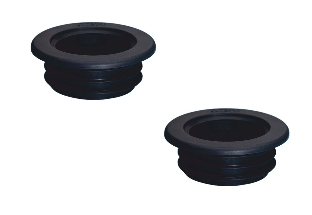 PIPESNUG 40MM SOLV WELD; BLACK (2 PK)