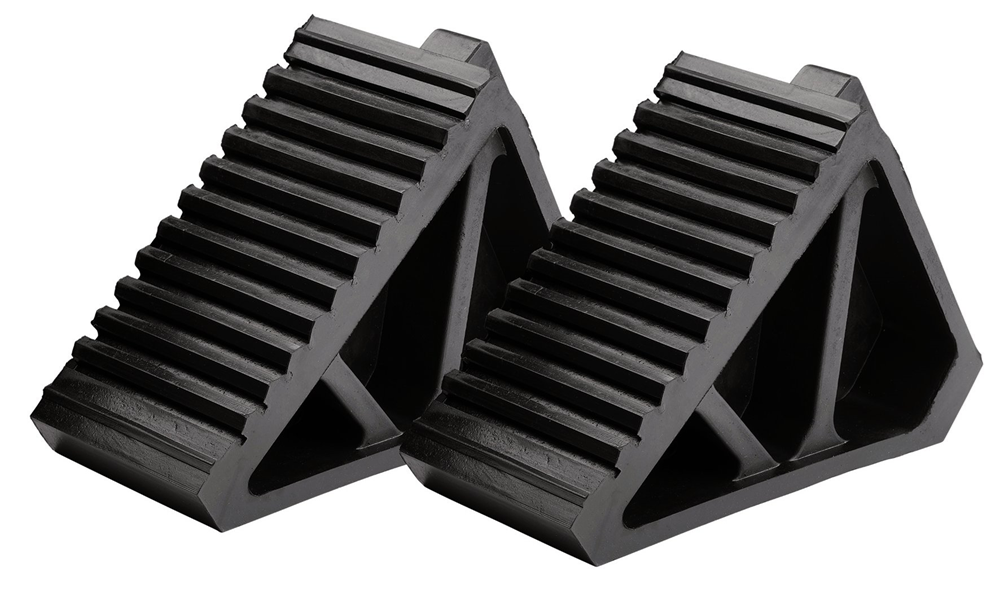 Draper 6T RUBBER WHEEL CHOCKS - PAIR Rubber Wheel Chocks (Pair)