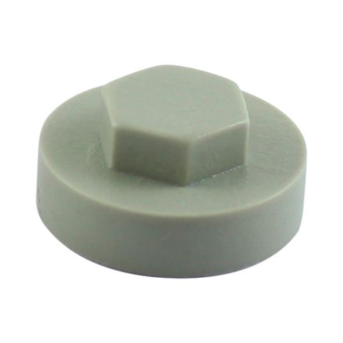 TIMCO Hex Cover Cap - Goosewing Grey 19mm Grey Pack 1000