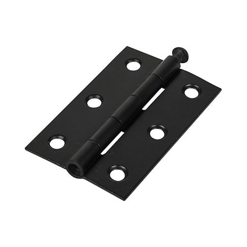 TIMCO Butt Hinge Loose Pin Black 75 x 50 Black Pack 2