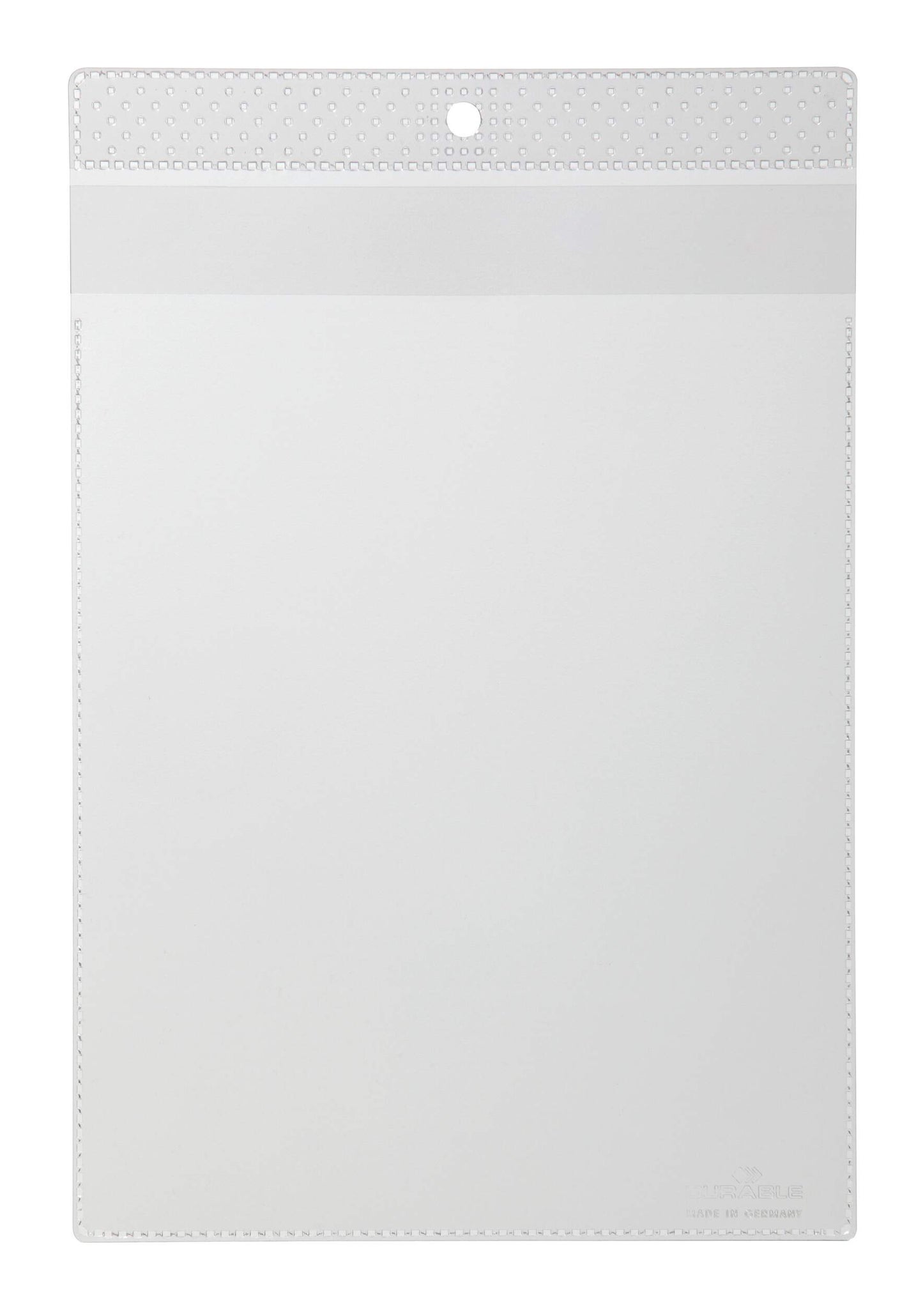 Durable Lanyard Pouches ID Badge Display Pocket Vertical | 10 Pack | A5 Clear