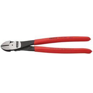 80264 KNIPEX KNIPEX 74 01 250 SBE High Leverage Diagonal Cutter, 250mm Pliers Side Cutter Pliers Professional Trade DIY Workshop Garage Use