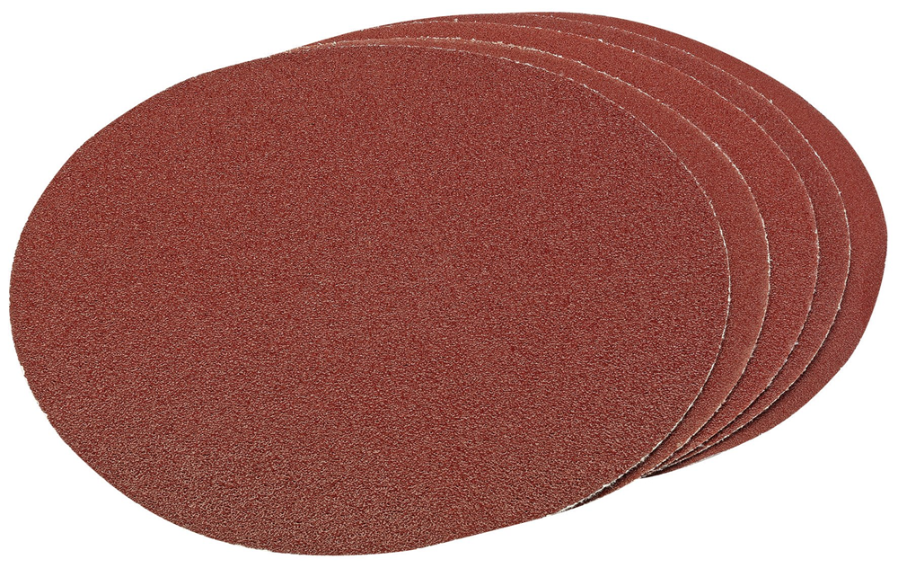 Draper ASSORT H&L 200MM SAND.PK5 23360 Hook and Loop Aluminium Oxide Sanding Discs (200mm)
