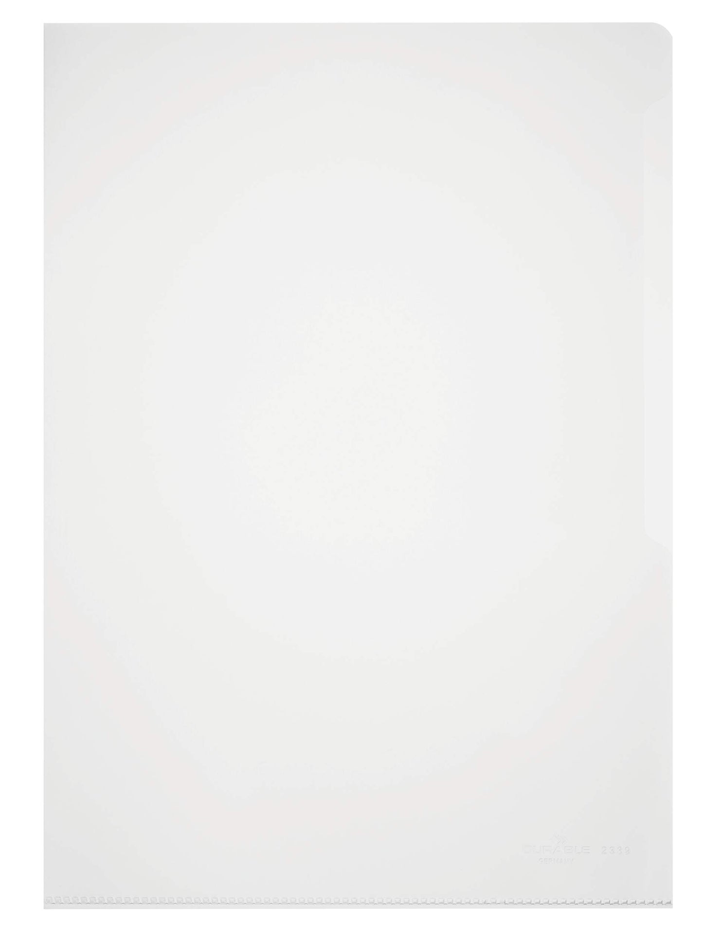 Durable Plastic Cut Flush Document Wallet Folder | 50 Pack | A4 Clear