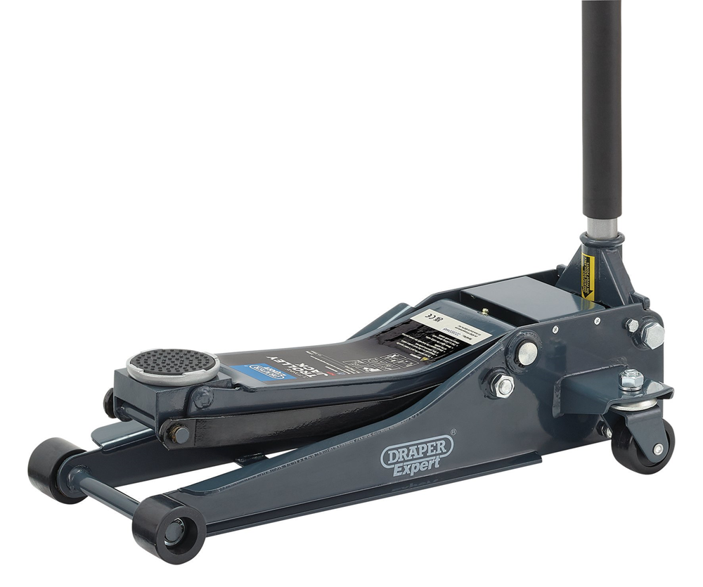 Draper 3T EXPERT TROLLEY JACK 24271 24271 Professional Low Profile Garage Trolley Jack, 3 Tonne