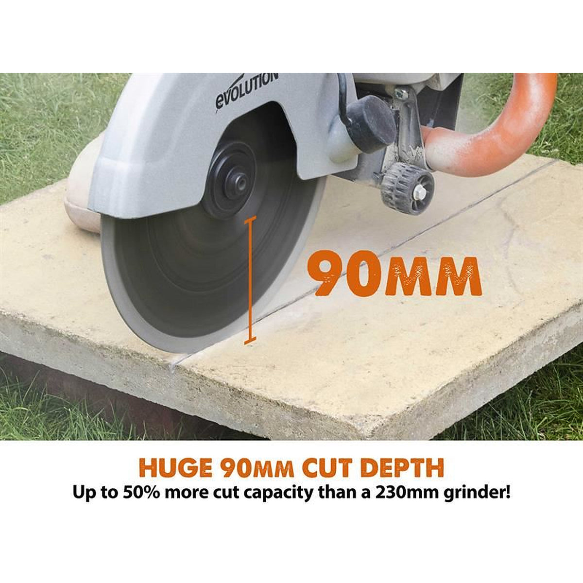 EVL R230DCT 230mm Disc Cutter + Blade 1600W 110V