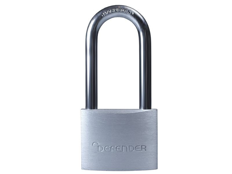 DEFENDER DFAL4/2.5 Aluminium Padlock Long Shackle 40mm