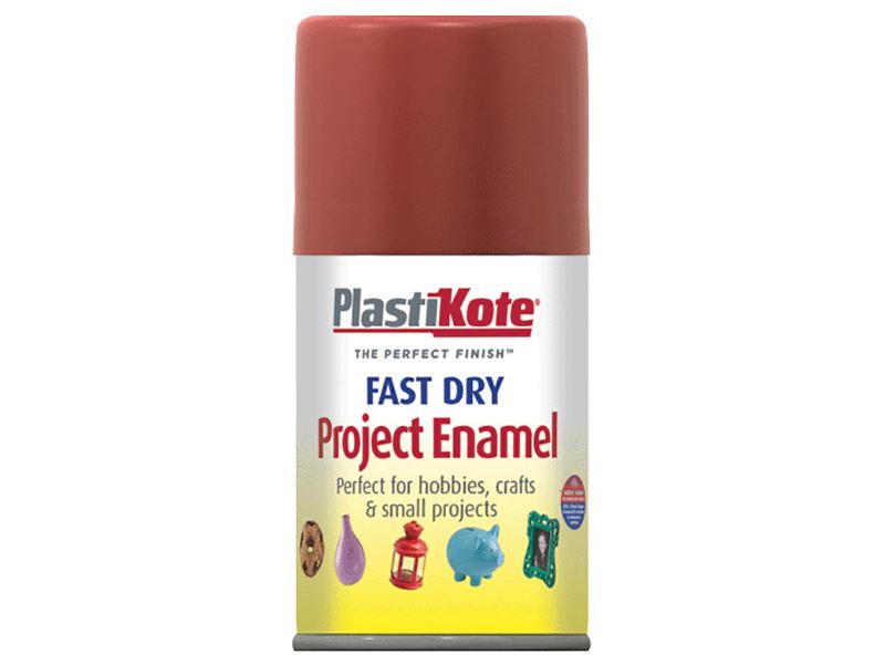 PlastiKote 440.0001120.046 Fast Dry Enamel Aerosol Nut Brown 100ml