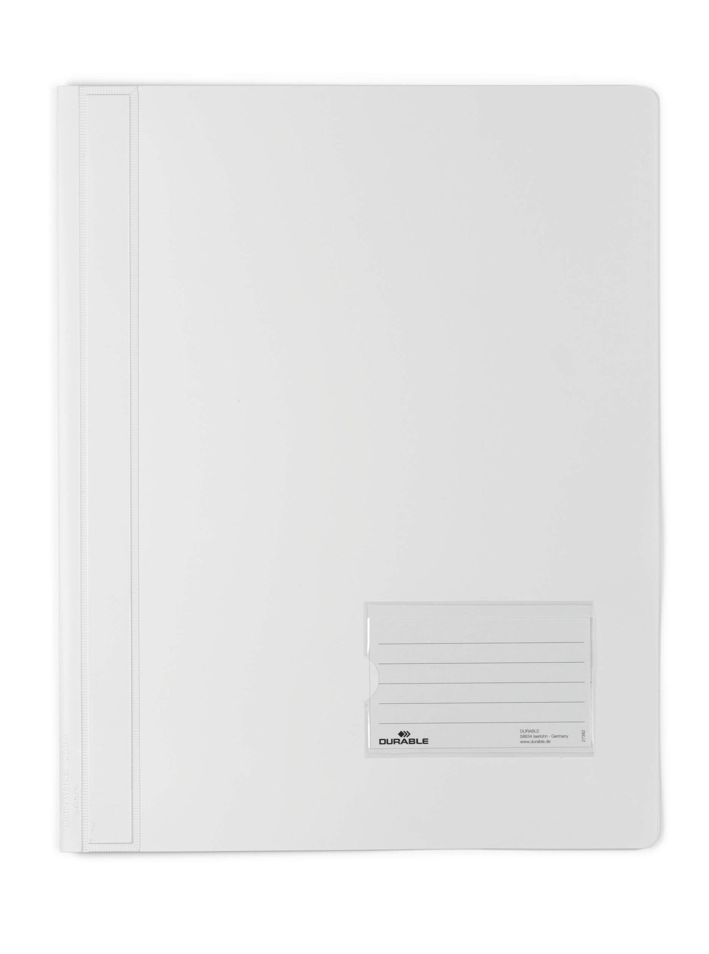 Durable DURALUX Document Project File Report Folder | 25 Pack | A4+ | White