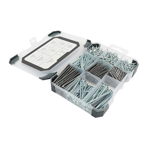 TIMCO Mix Pins & Nails Bright 495pcs Pack 1