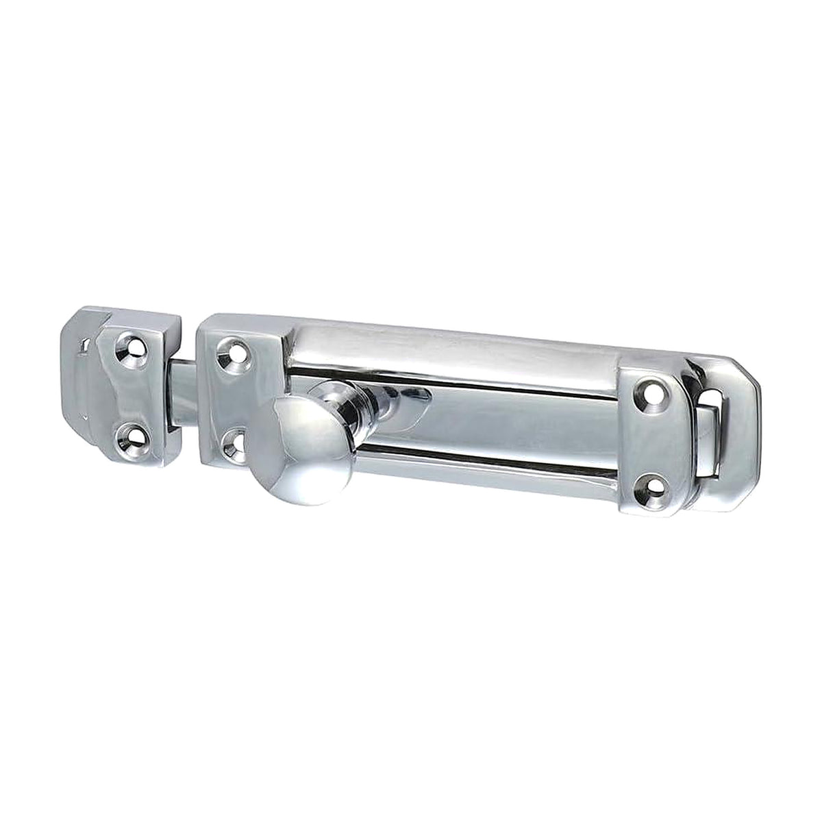 TIMCO Flat Section Bolt Pol. Chrome 210 x 35mm Pack 1