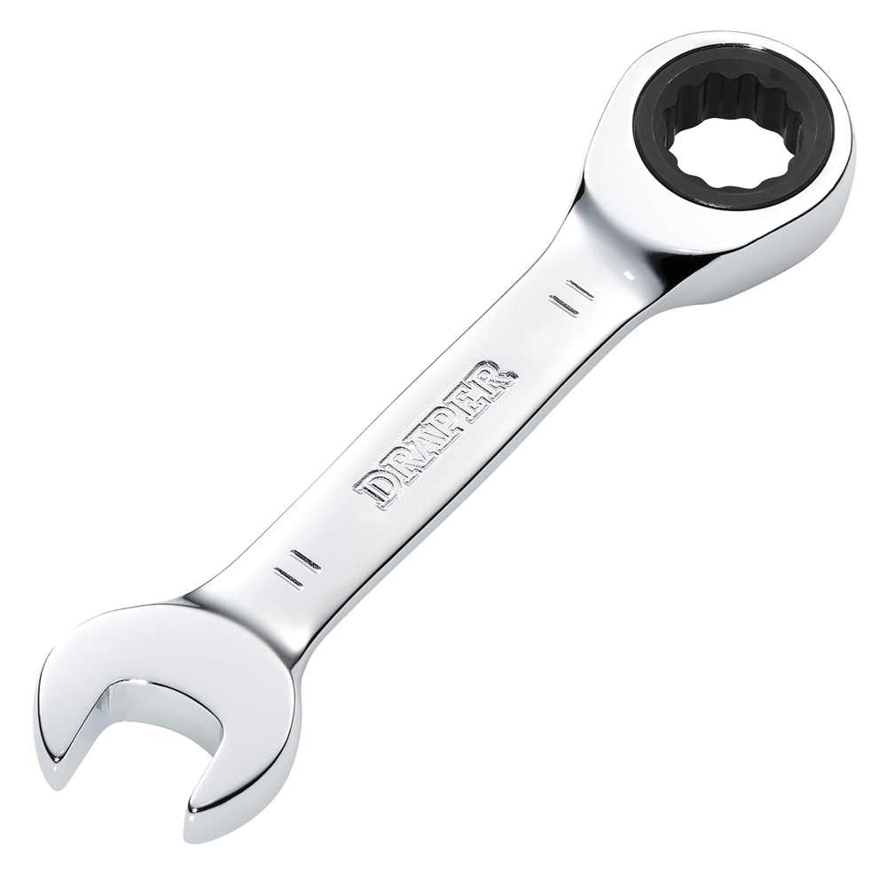 Draper 11MM STUBBY RATCHETING SPANNER 27866 27866 HI-TORQ® Metric Stubby Ratchet Combination Spanner