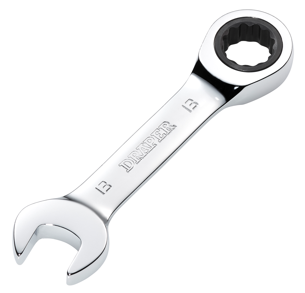 Draper 13MM STUBBY RATCHETING SPANNER 27891 27891 HI-TORQ® Metric Stubby Ratchet Combination Spanner