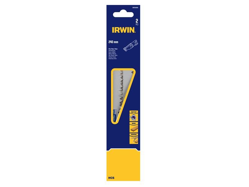 IRW Sabre Saw Blade Coarse Wood Cutting 240mm Pack of 2