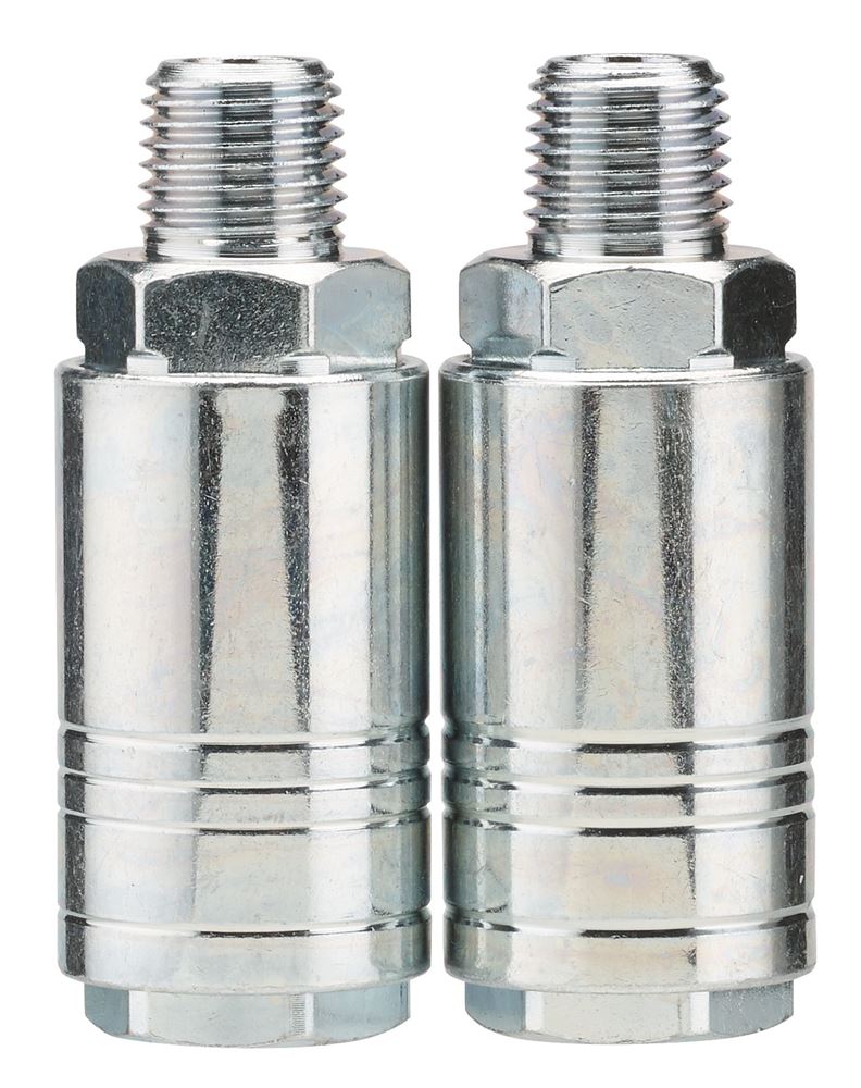 Draper 2PC 1/4BSP MALE QUICKCOUPLING 70863 1/4" Male Quick Coupling (Pack of 2)