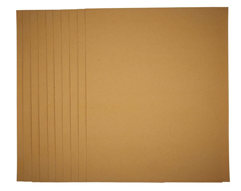 Draper GLASS PAPER SANDING SHEET 150G 37780 37780 General Purpose Sanding Sheets, 230 x 280mm (Pack of 10)