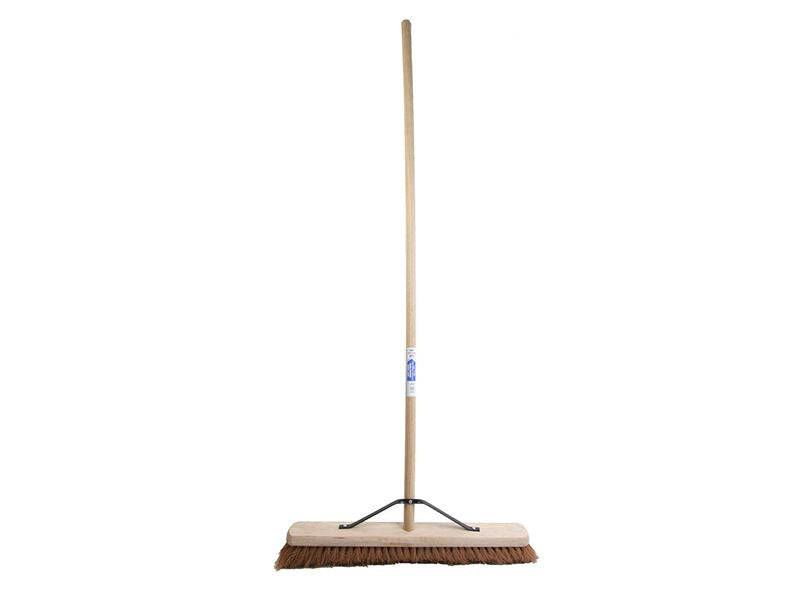 Faithfull FAIBRCOCO24H Broom Soft Coco 60cm (24in) + Handle & Stay |