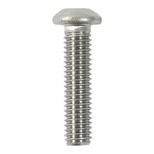 TIMCO Button Socket Screws A2 SS M6 x 25 Pack 10