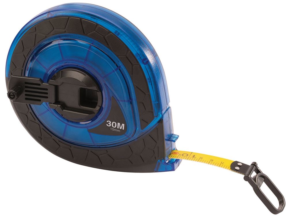Draper PC CASE MS TAPE 30M/100FT F/G 82683 Fibreglass Measuring Tapes