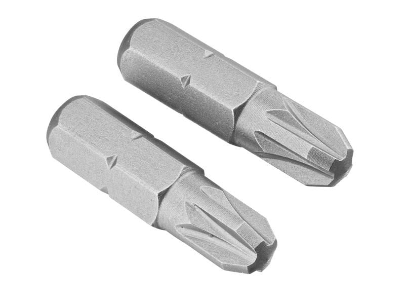 IRWIN� 10504399 Screwdriver Bits Pozi PZ3 25mm (Pack 2)