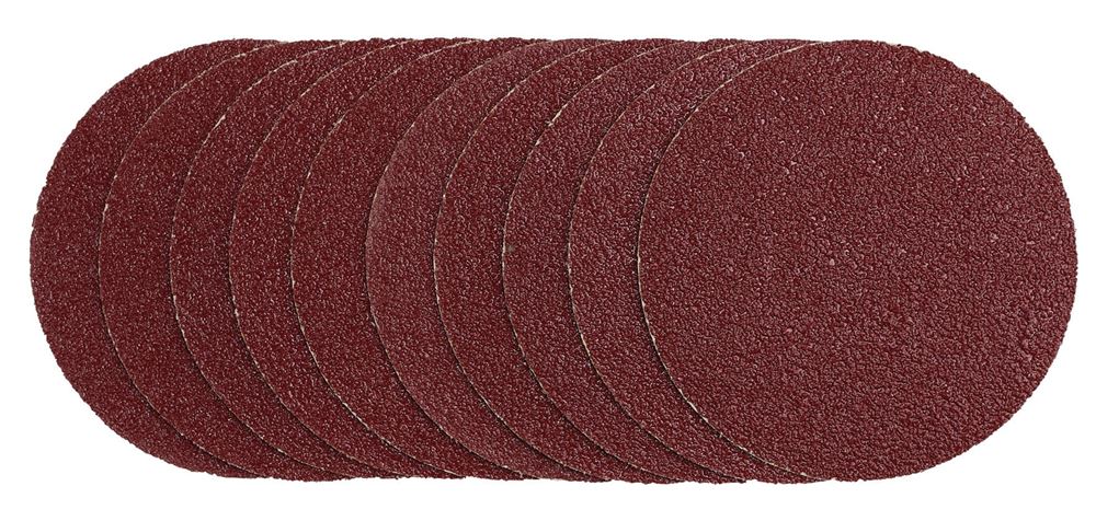 Draper 125MM SANDING DISC 40G 02693 Sanding Discs, 125mm, Hook & Loop (Pack of 10)