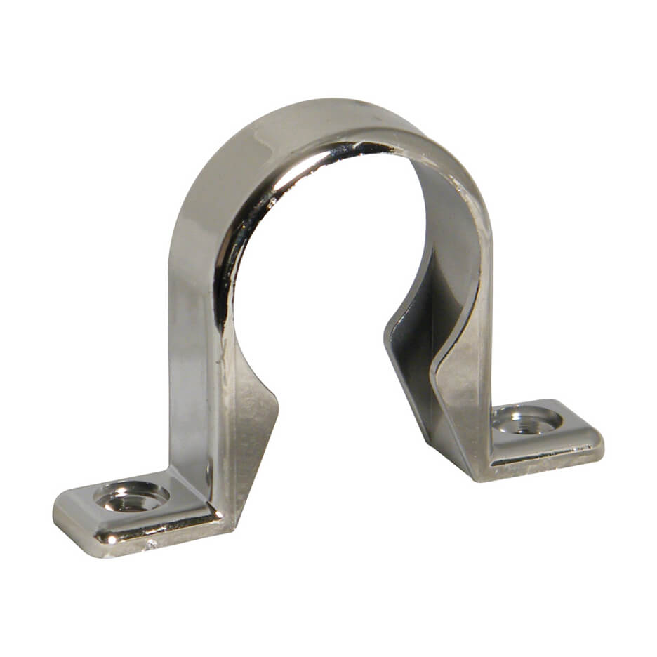 FLOPLAST UNIV COMPR CHROME 40MM WASTE CLIPS (PK3)