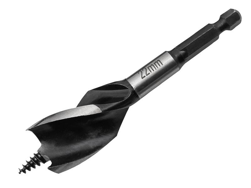 Faithfull FAITPAS22 Tri-Point Speed Auger Bit 22 Stubby FAITPAS22 |