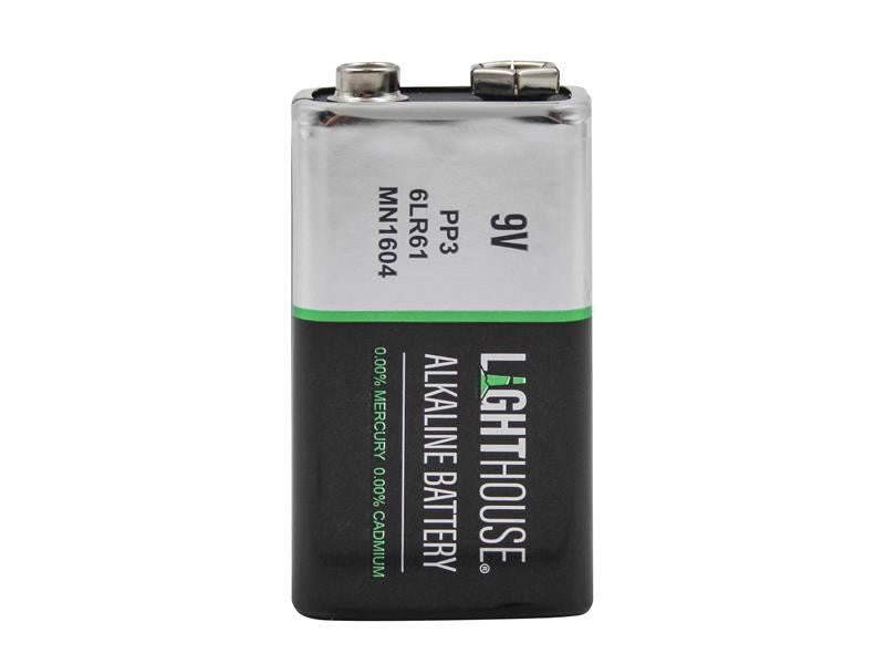 Lighthouse L/HBAT9V 9V LR61 Alkaline Battery 1100mAh (Single Pack) |