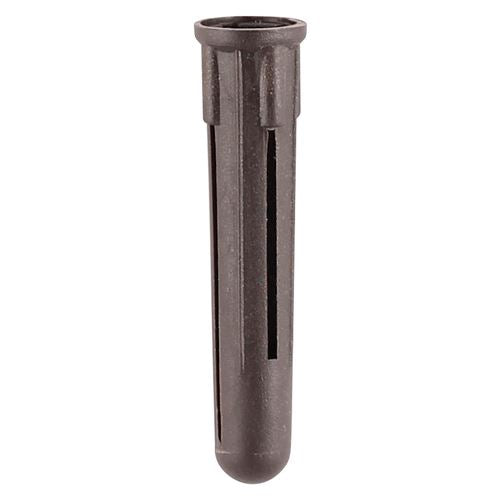 TIMCO Brown Plastic Plug 36mm Brown Pack 20