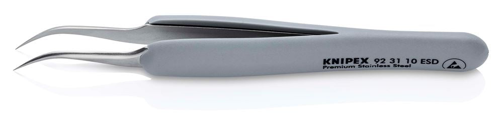 Draper RUBBER TWEEZERS ESD S/STEEL 13224 13224 ESD Precision Tweezers with rubber handles ESD