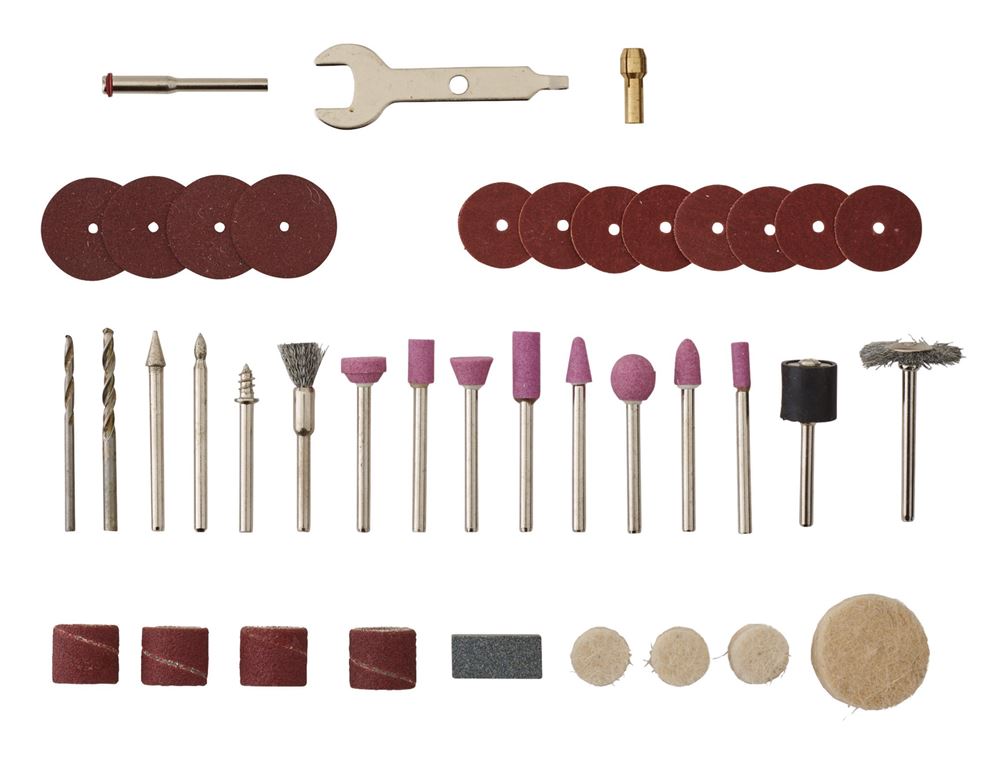 Draper 40PC ACCESSORY SET 13540 Rotary Multi-Tool Accessory Set (40 Piece)