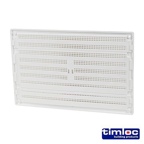 TIMCO Louvre Grille Vent F/Scr White 242 x 165 White Pack 1