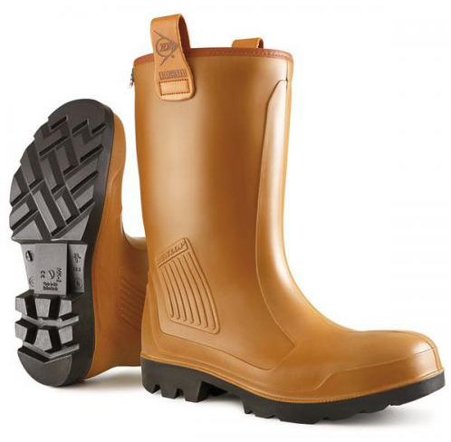 Dunlop Purofort Rigair Safety Rigger Boots Fur Lined Size 10