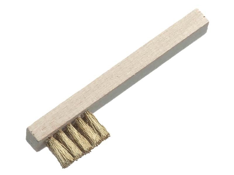 Lessmann 125.111 Spark Plug Brush 2 Row Brass Wire
