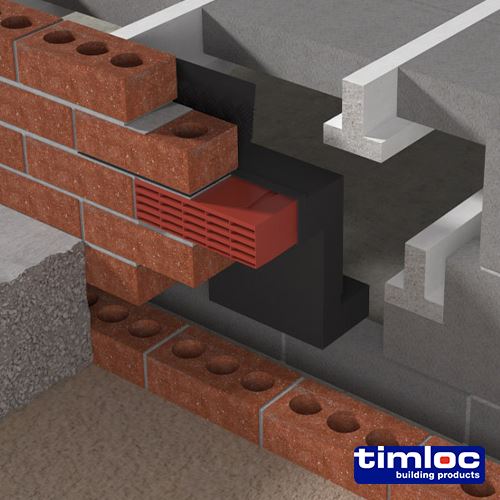 TIMCO U/floor Vent Duct Adaptor To suit 110mm Pack 1