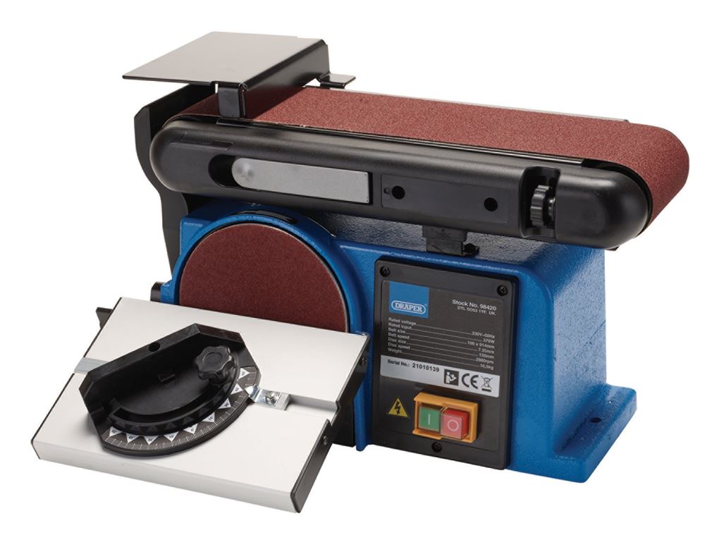 Draper 370W BELT/DISC SANDER 98420 98420 230V Belt and Disc Sander, 370W