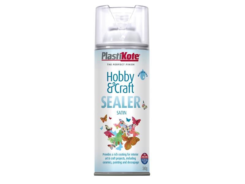 PlastiKote 440.0414002.076 Hobby & Craft Sealer Spray Clear Satin 400ml