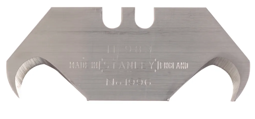 STANLEY 1-11-983 1996B Hooked Knife Blades (Pack 100)