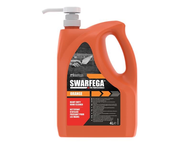 Swarfega� SOR4LMP Orange Hand Cleaner Pump Top Bottle 4 litre