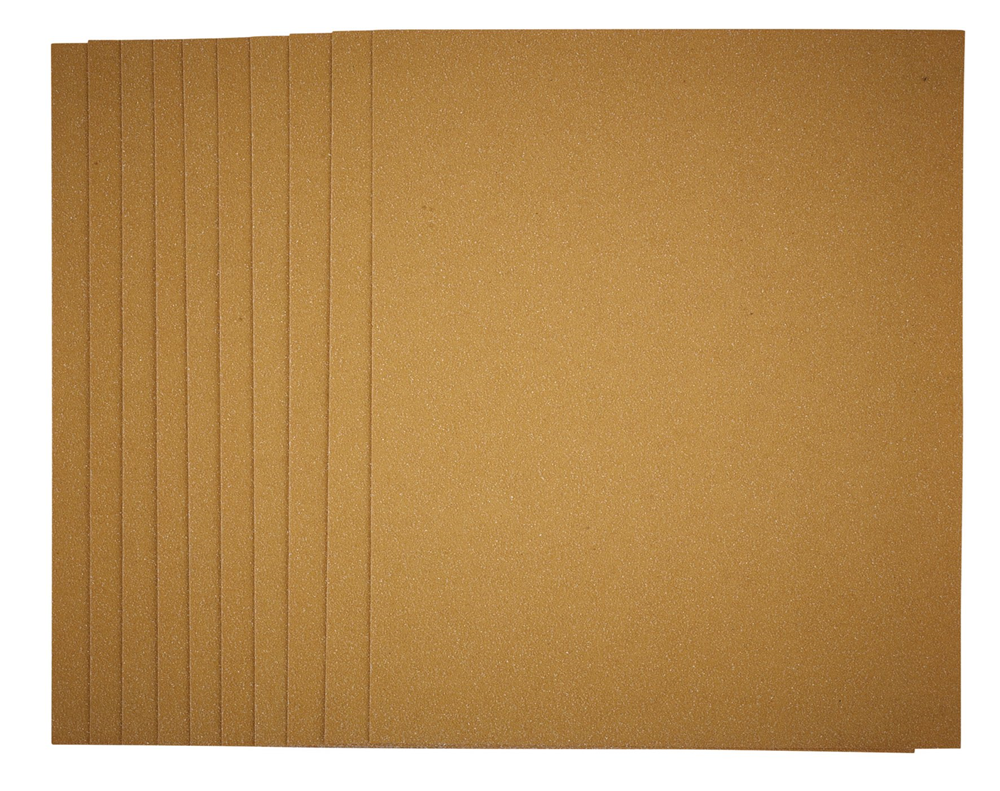 Draper GLASS PAPER SANDING SHEET 60G 37778 37778 General Purpose Sanding Sheets, 230 x 280mm (Pack of 10)