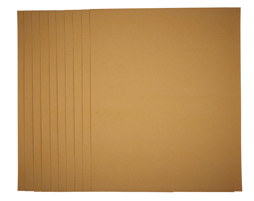 Draper GLASS PAPER SANDING SHEET 150G 37780 37780 General Purpose Sanding Sheets, 230 x 280mm (Pack of 10)