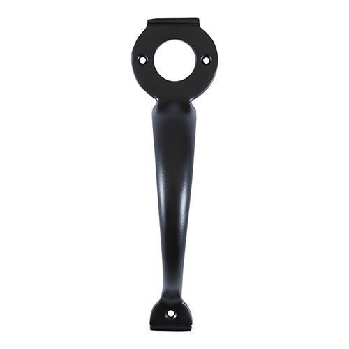 TIMCO Escutcheon Handle Black 8" Black Pack 1