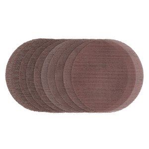 60608 Draper Expert Expert Mesh Sanding Discs, 125mm, Assorted Grit - 80G, 120G, 180G, Aluminium oxide Professional Trade DIY Workshop Garage Use